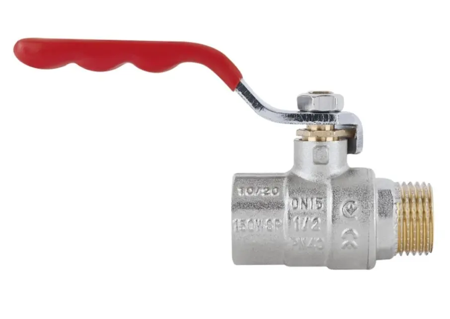 Кран кульовий Thermo Alliance Standart 1/2" ВЗ прямий, PN40, важіль SD605NW15PN40 - фото 2