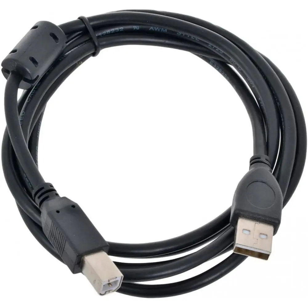 Кабель Maxxter USB 2.0 AM/BM 1.8 m Black [UF-AMBM-6] [119067] - фото 3