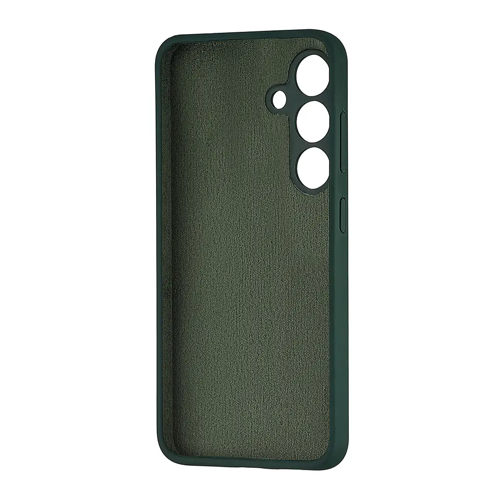 Чохол Silicone Case Samsung S24 (S921) Dark Green - фото 2