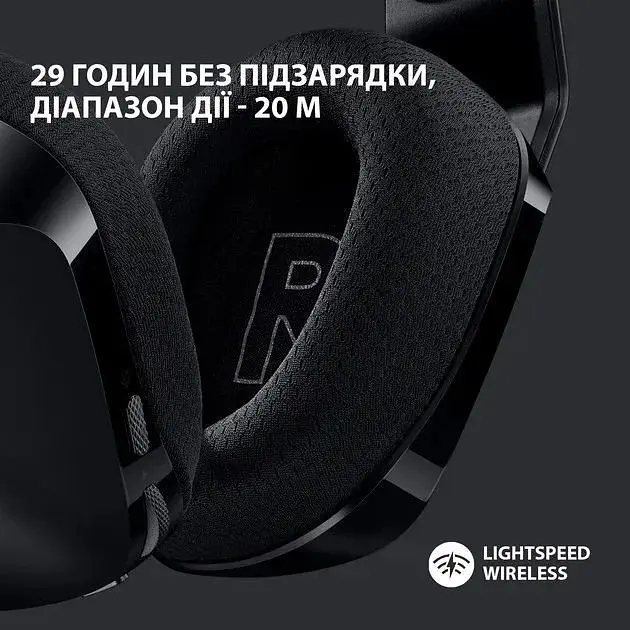 Бездротова ігрова гарнітура з підсвічуванням Logitech G733 Wireless LIGHTSPEED RGB (981-000864) чорна - фото 7