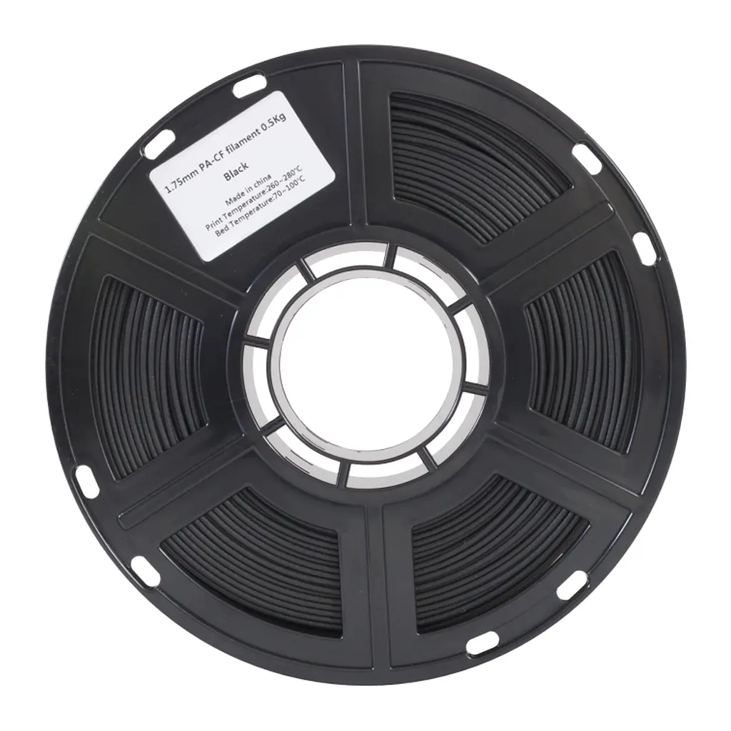 Пластик для 3D-принтера Flashforge PA-CF Carbon 1,75mm 0,5kg Black (PA-CF) - фото 2