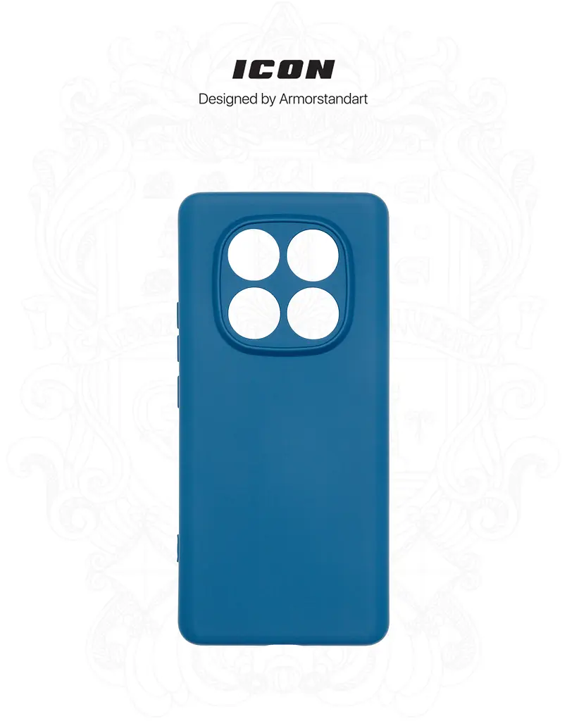 Чехол ArmorStandart ICON для Xiaomi Redmi Note 14 Pro 5G / Poco X7 Camera cover Dark Blue (ARM79828) - фото 3