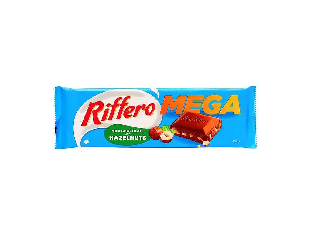 Шоколад молочний RIFFERO 230г з лісовим горіхом