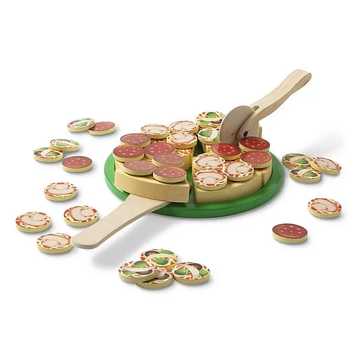 Дерев'яний ігровий набір Melissa&Doug Піца (MD10167) - фото 4