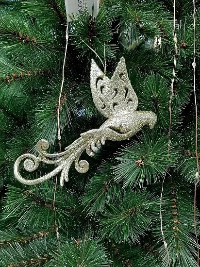 Прикраса декоративна House of Seasons Пташка 9х2х16 см золота (8718861799422) - фото 3