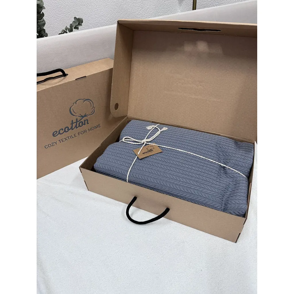 Плед-покривало Ecotton 200х230 Grey (24541) - фото 4