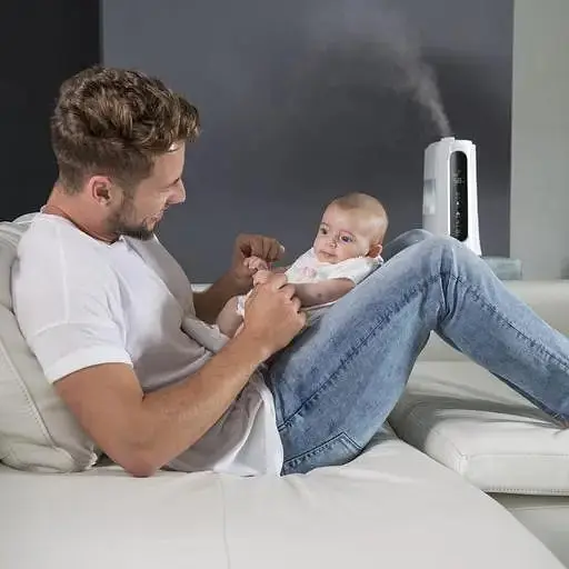 Зволожувач повітря Miniland Humitouch pure з озонатором, 5 л, білий (89208) - фото 5