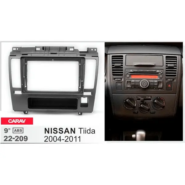 Переходная рамка Nissan Tiida, Versa Carav 22-209 - фото 7