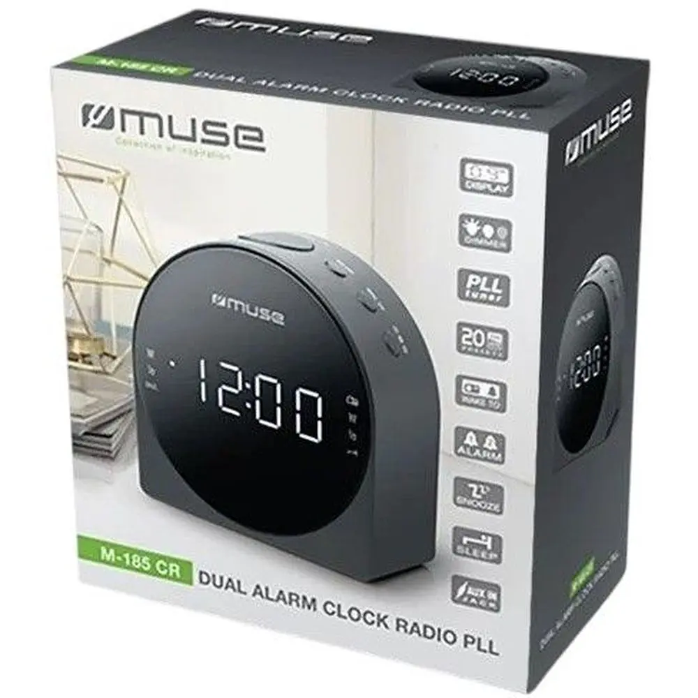 Радіо-годинник Muse M-185 CR (M-185 CR)  - фото 3