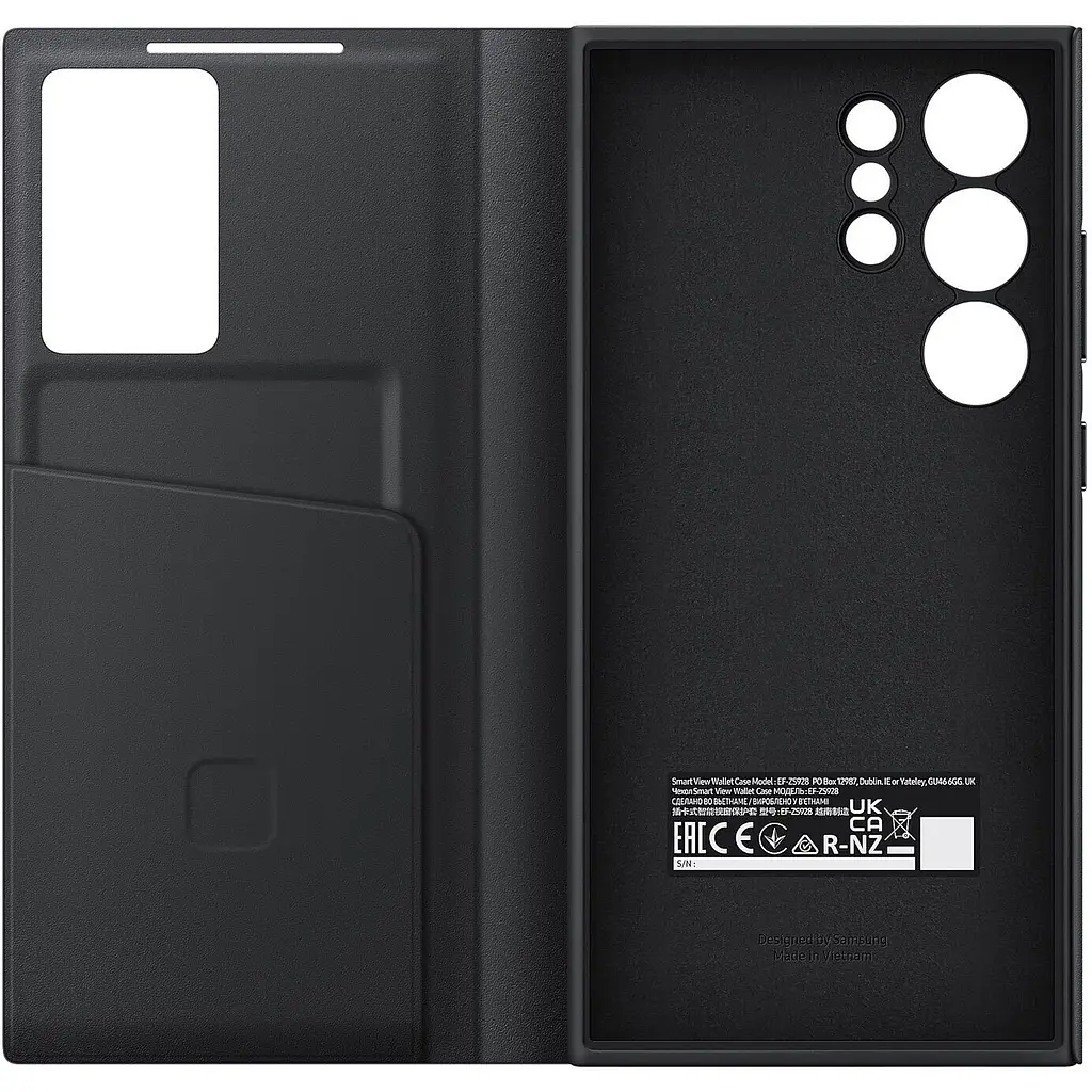 Оригінальний чохол-книжка Smart View Wallet Case для Samsung Galaxy S24 Ultra (6.8") Чорний EF-ZS928CBEGWW - фото 6