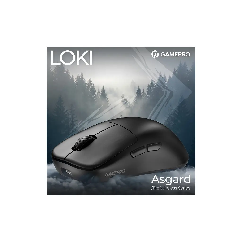 Мишка GamePro Asgard Loki Wireless/USB Black (GM022B) - фото 5