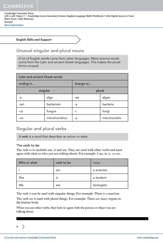 Cambridge Lower Secondary Science 7 English Language Skills Workbook with Digital Access (1 Year) - Sally Burbeary - фото 5