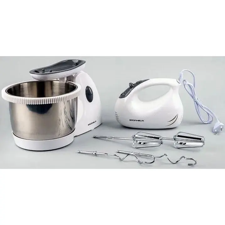 Стационарный электрический ручной миксер Grunhelm GRM 660 400 Вт кухонный с насадками - фото 4