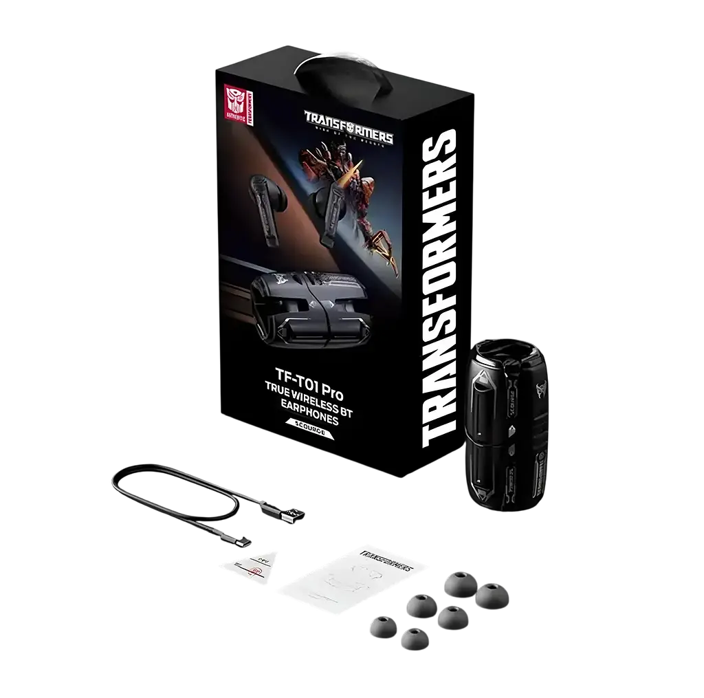 Наушники TWS Hasbro Transformers TF-T01 Pro SCOURGE Black - фото 3