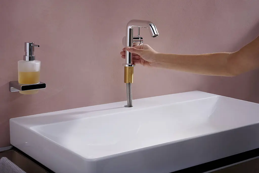 Змішувач для умивальника Hansgrohe Tecturis S CoolStart EcoSmart+ з д/к push-open chrome 73320000 - фото 3