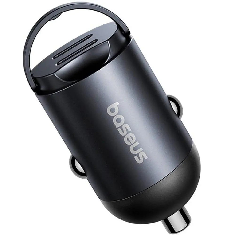 Автомобильное зарядное устройство для Baseus Tiny Star Mini Car Charger 2C 30W Cosmic Черный - фото 3