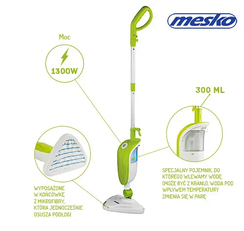 Парова швабра Mesko MS 7020 - фото 8