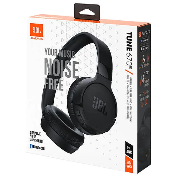 Гарнітура JBL TUNE 670NC Black (JBLT670NCBLK) - фото 10