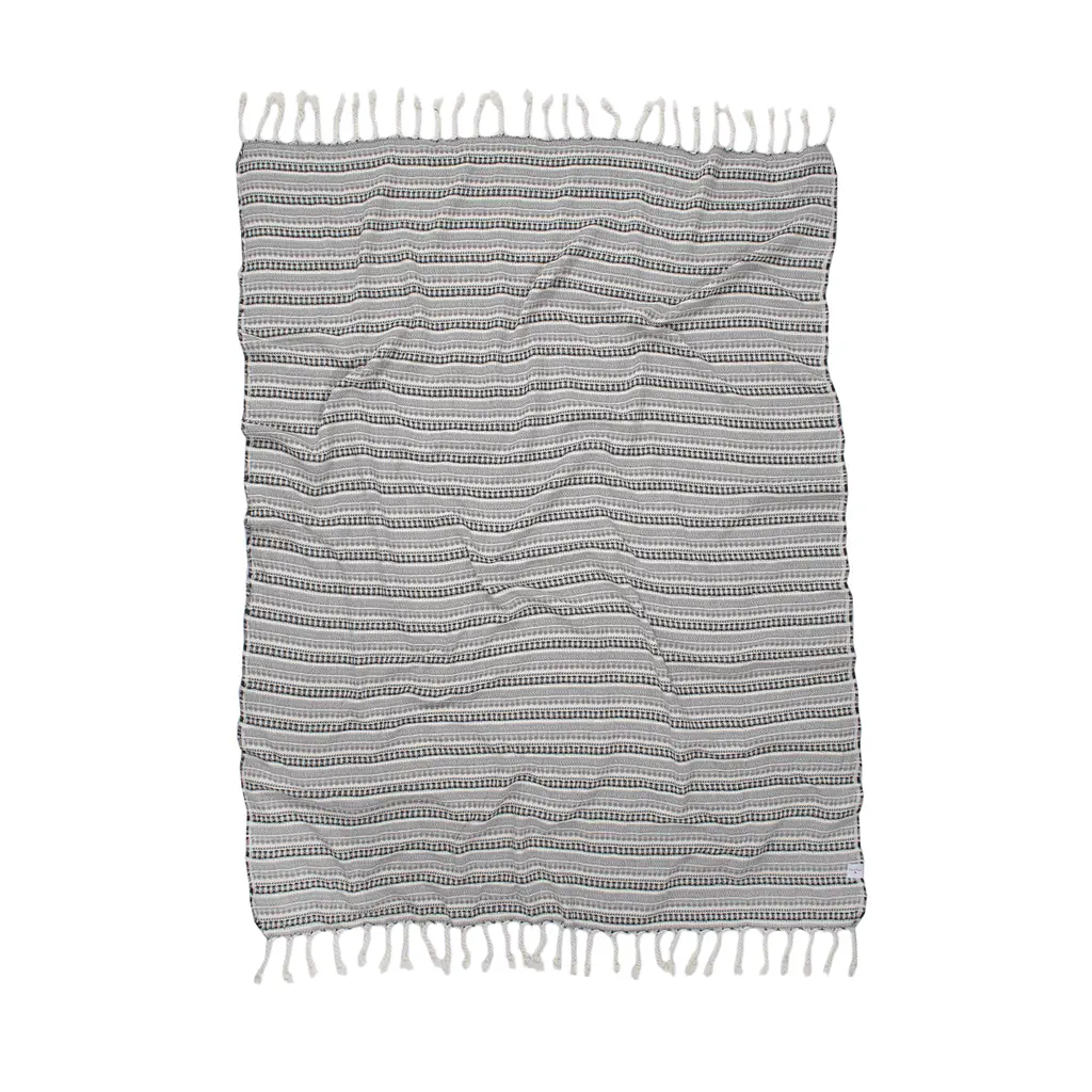 Плед Lotus Home - Gosford natural grey 130x170 - фото 4