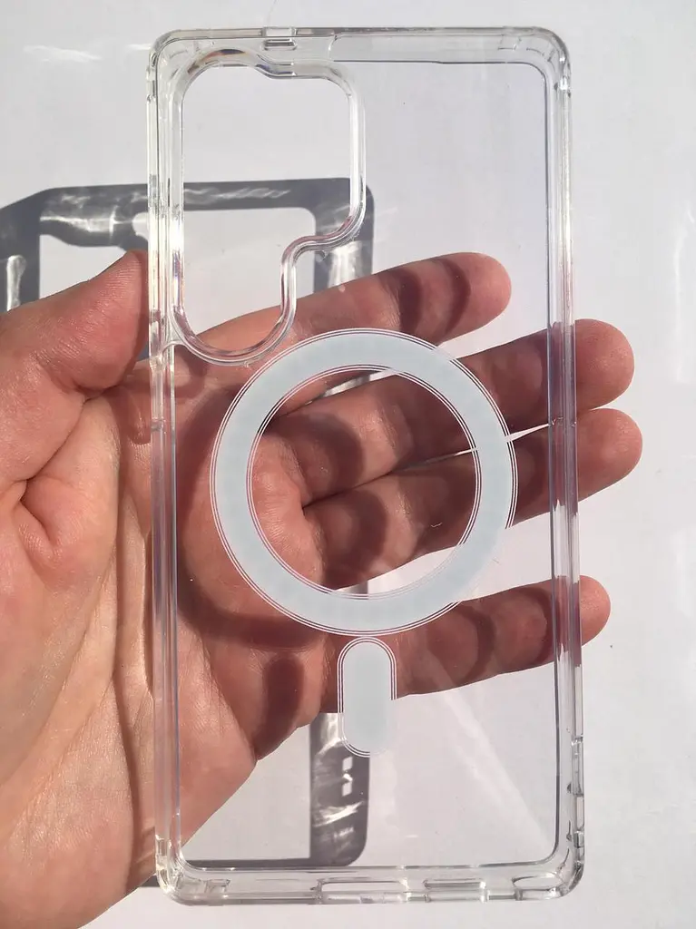 Чохол протиударний для Samsung Galaxy S26 Ultra (S948) Clear Case Ultra Hybrid with MagSafe Прозорий - фото 3