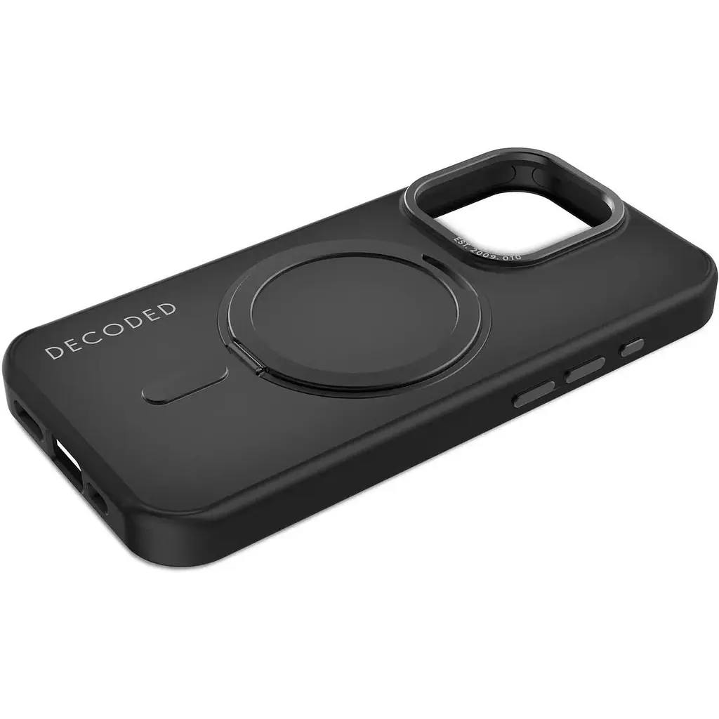 Чехол Decoded Grip MagSafe Case для Apple iPhone 15 (6.1") Clear Black - фото 9