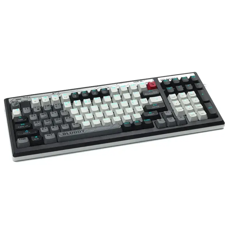Клавіатура Bloody B950 RGB (Warrior Grey) - фото 2