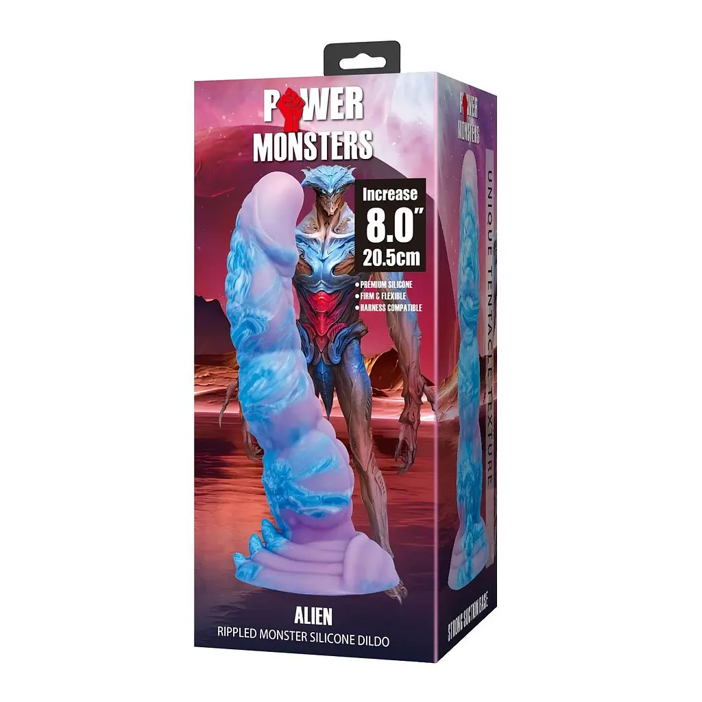 Фалоімітатор Power Monsters Alien, 20.5 см (мульті) - фото 9