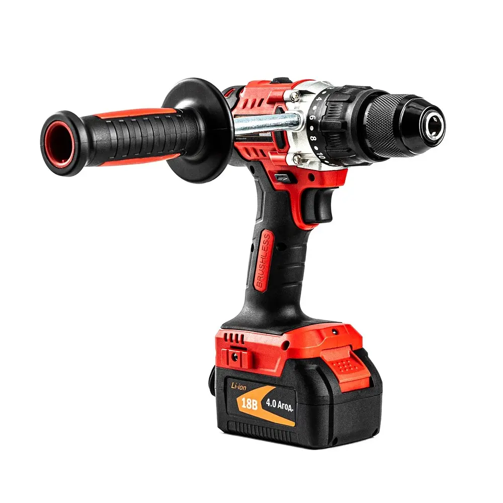 Шурупокрут з ударним режимом акумуляторний GTM DSI18/80BL (80 Нм, 1.5-13 мм, BL, 18 В) - фото 2