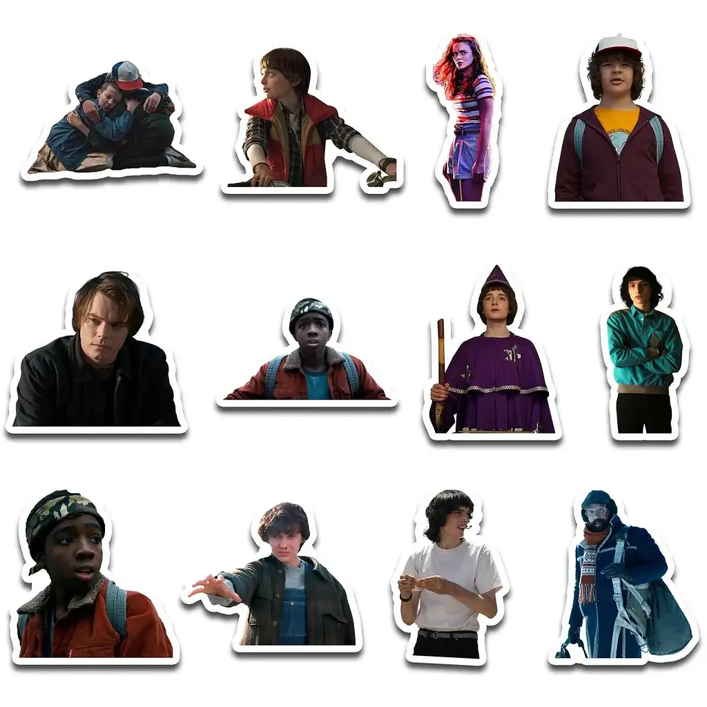 Стікерпак набір наклейок G-Toys Stranger Things 45 шт. (SP ST 01) - фото 4