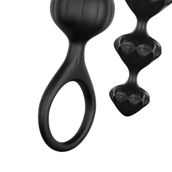 Анальні ланцюжки Satisfyer Love Beads Silicone, 20.5х3.4 см, чорний - фото 3