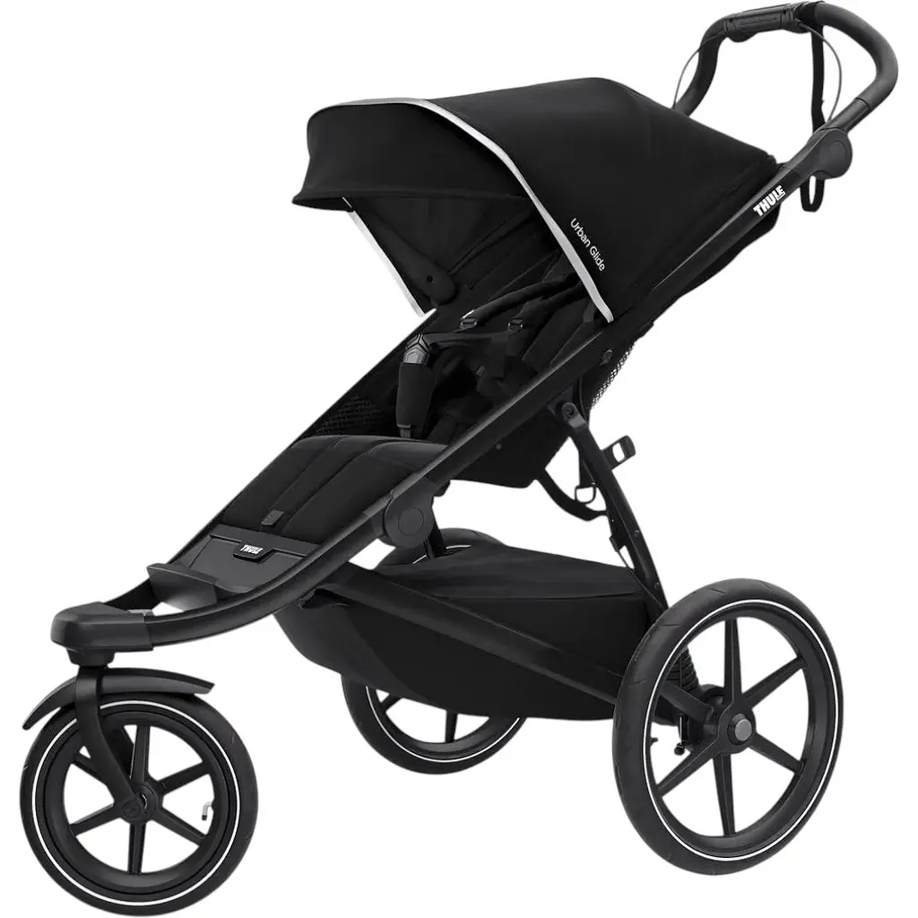 Дитяча коляска Thule Urban Glide 2 Black on Black з люлькою (TH 10101963) - фото 2