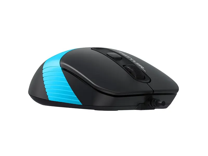 Миша A4Tech FM10 Black/Blue USB - фото 3