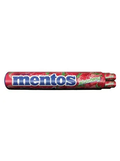 Драже Mentos Jumboroll Strawberry 8x37g - фото 2