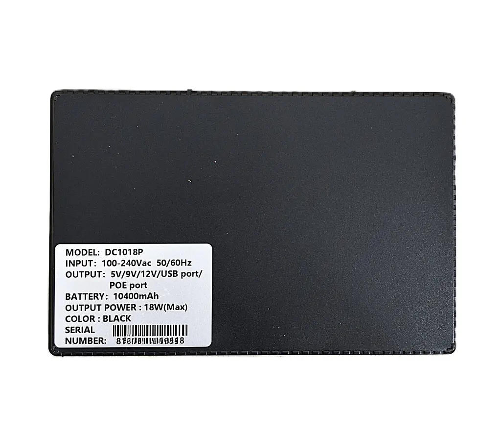Міні ДБЖ для роутера DC1018P 10400mAh 18W 3xDC 5V/9V/12V USB PoE LAN 15/24V, 8-10 год роботи - фото 5