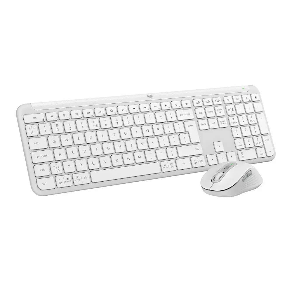 Комплект (клавіатура, миша) бездротовий Logitech Signature Slim Combo MK950 OffWhite (920-012491) - фото 2
