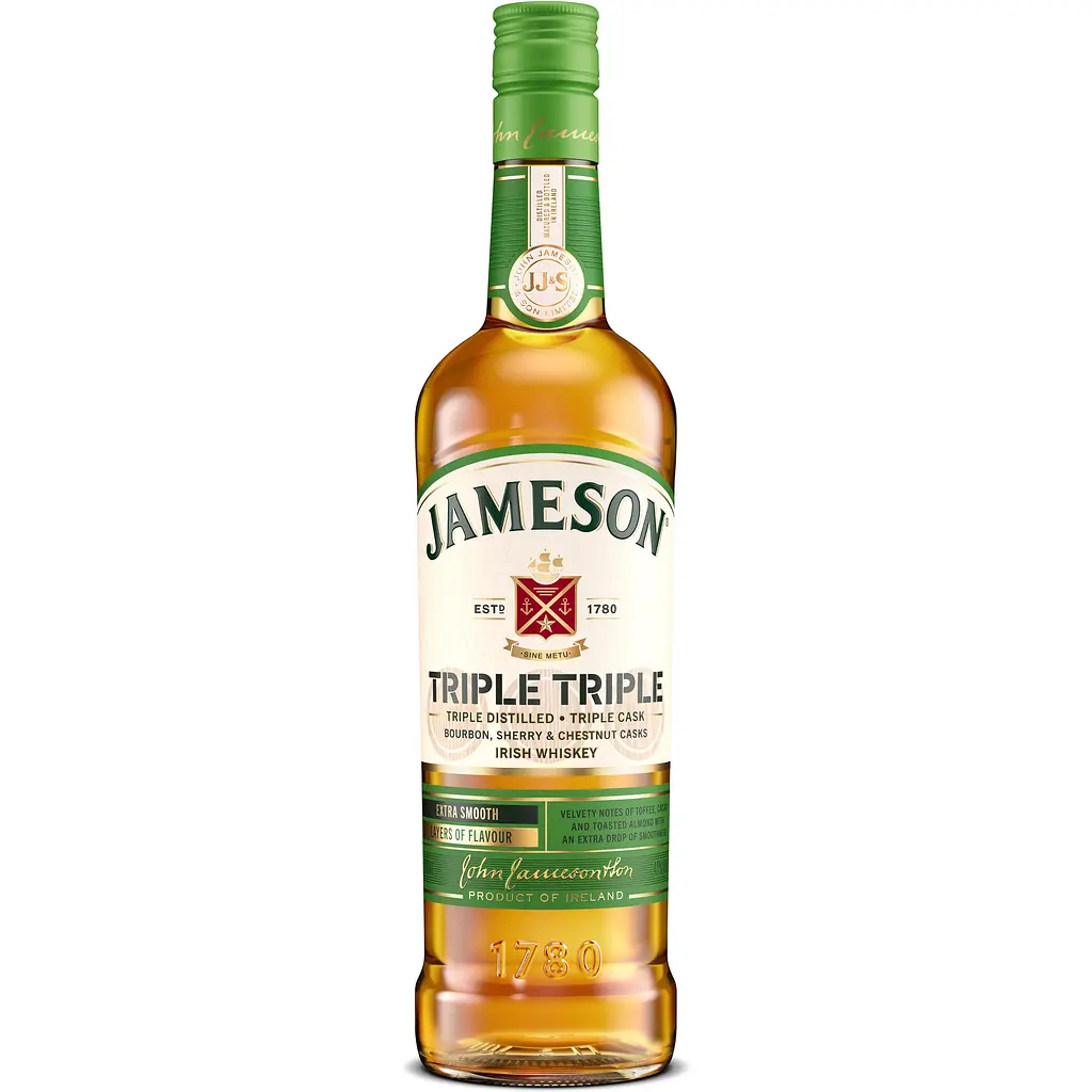 Віскі Jameson Triple Triple 0.7л 40% (6)