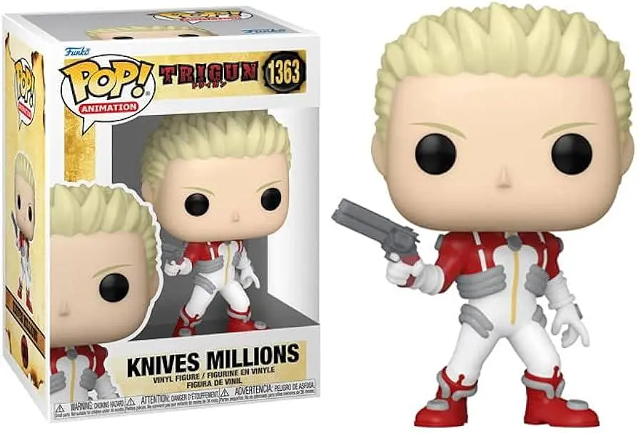 Фігурка Фанко Поп Триган Мільйонс Найвс Funko Pop Trigun Millions Knives 10 см FP T MK 1363 - фото 2