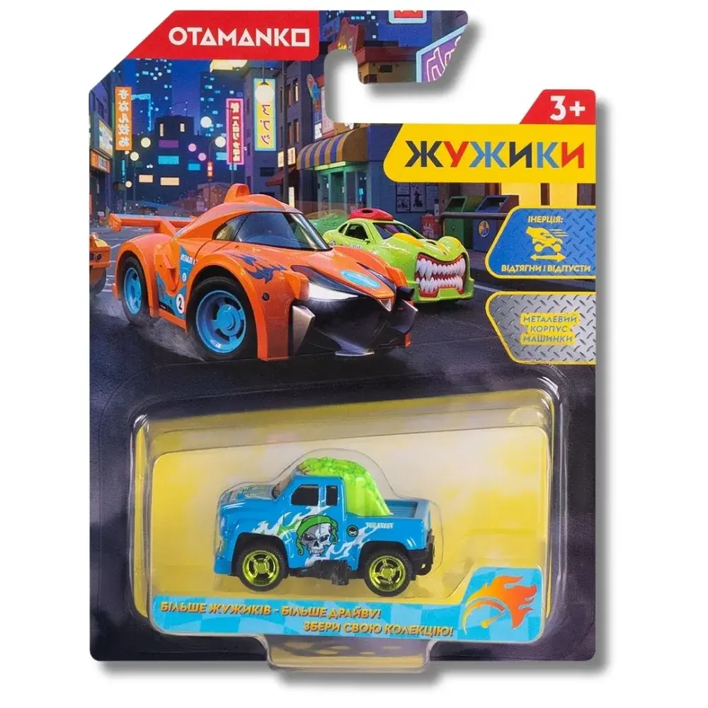 Машинка OTAMANKO Жужики Зубастики Блакитний - фото 5