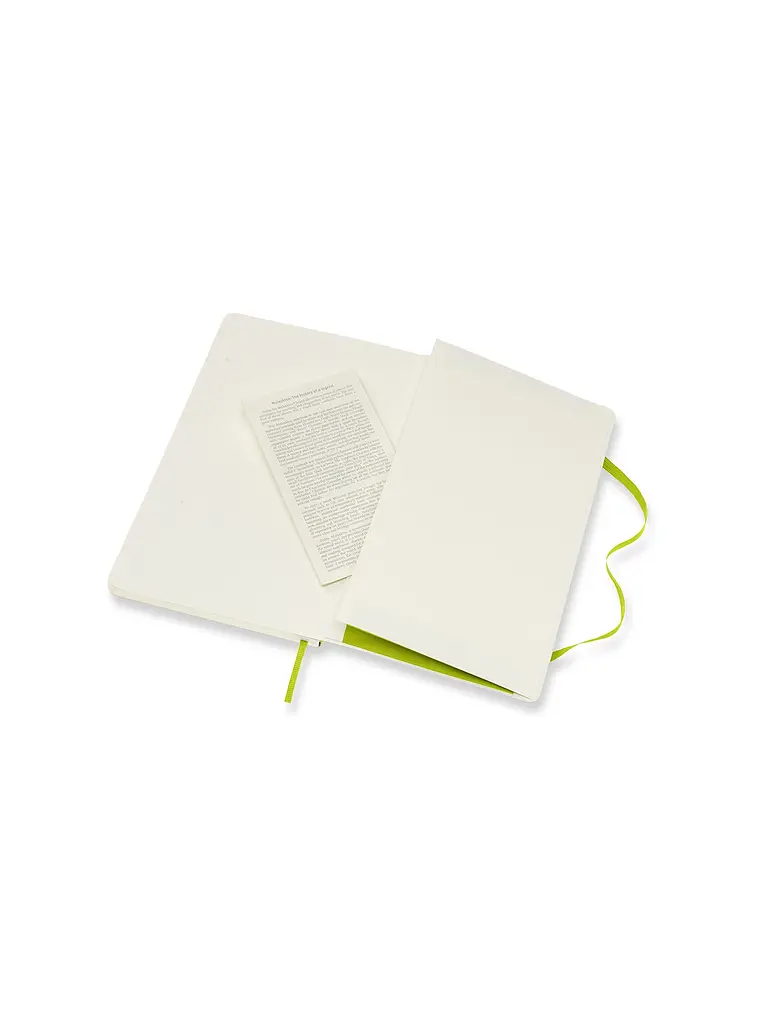 Записник Moleskine Classic середній, Нелінований Лимонний Зелений М'який (QP618C2) - фото 5
