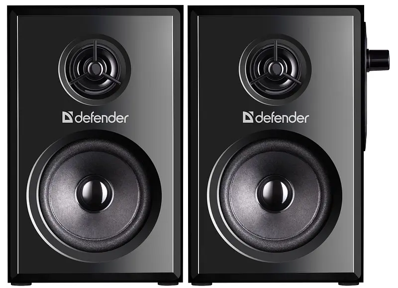 Акустична система 2.0 Defender SPK-270 10Вт, чорна, дерево, USB - фото 2