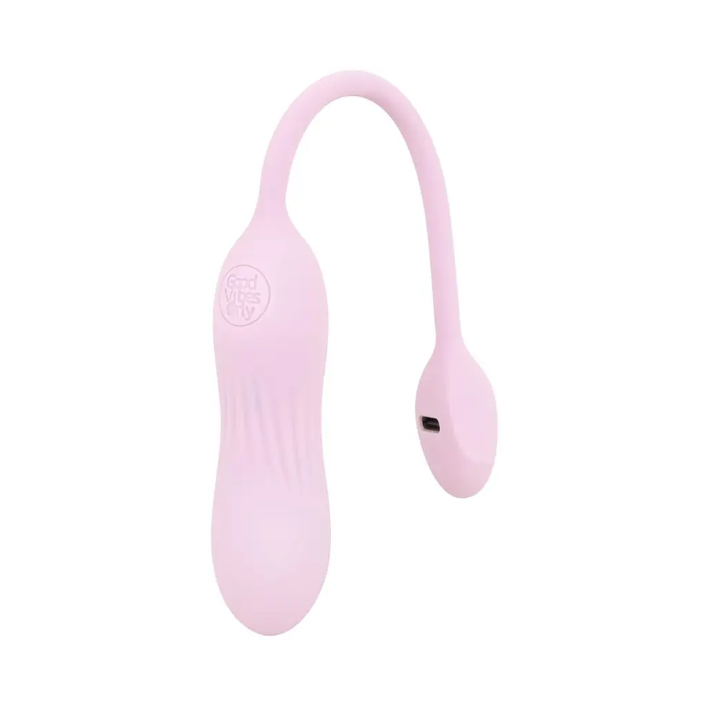 Віброяйце-віброкуля Good Vibes Only - SIVA Bullet Vibrator Soft Silicone - Pink, 10 режимів - фото 4