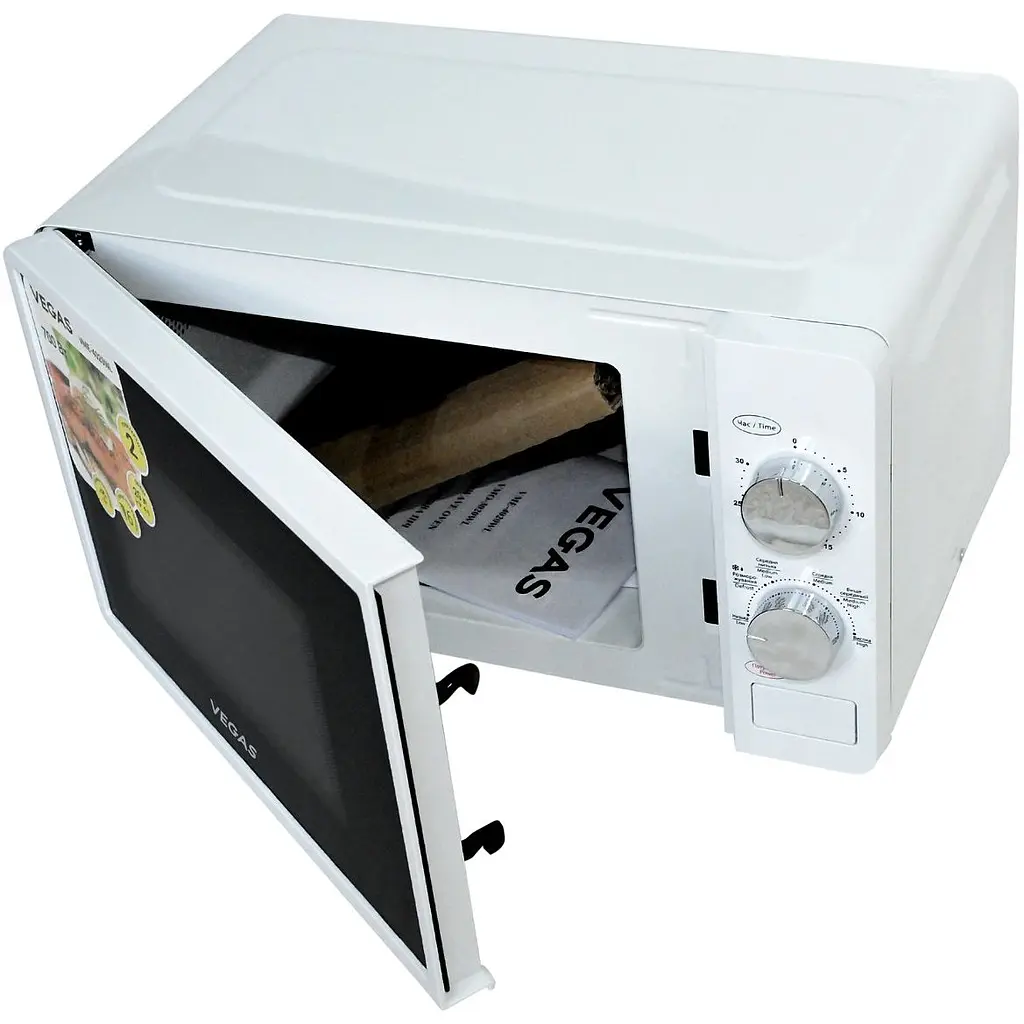 Микроволновая печь Vegas VME-4020WL белая (VME-4020WL) - фото 3