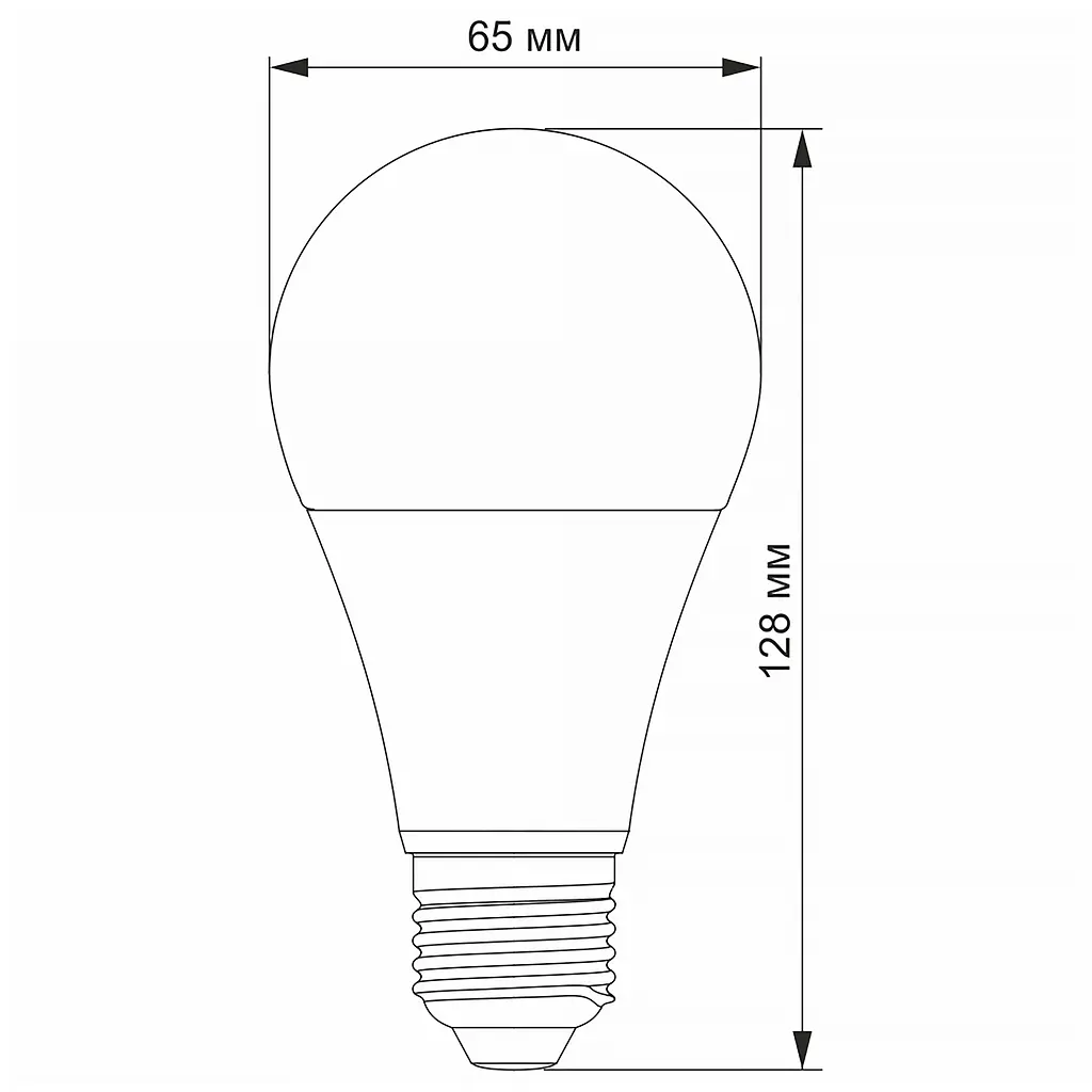 LED-лампа Titanum A65 15W E27 4100K (25381-000) - фото 3