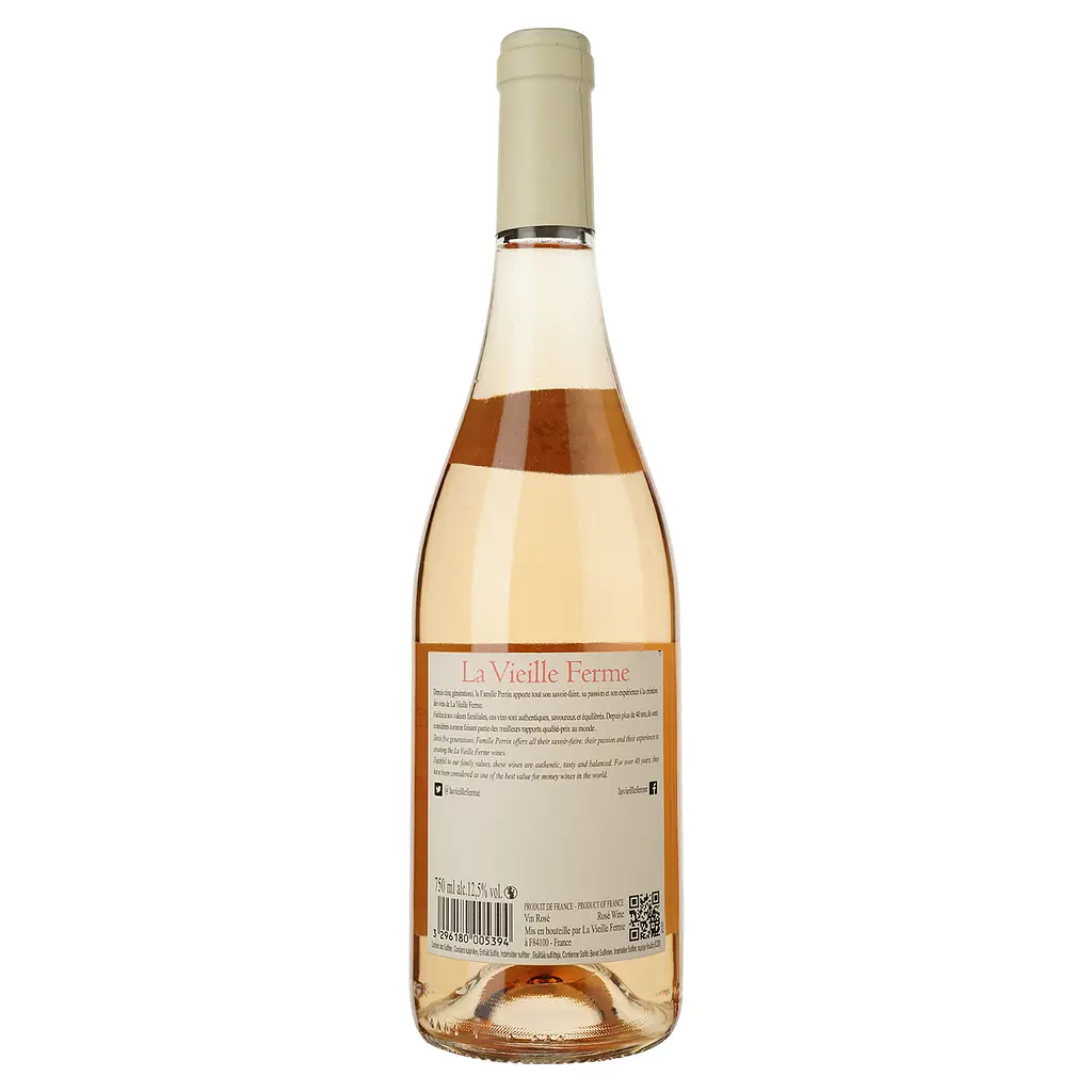 Вино La Vieille Ferme Perrin et Fils, розовое, сухое, 13%, 0,75 л - фото 2
