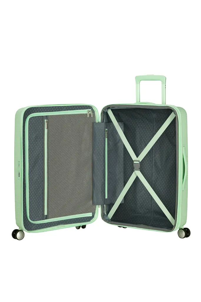 Валіза American Tourister SOUNDBOX 67 см PASTEL GREEN 67x46,5x29(32) 32G*64002 - фото 2