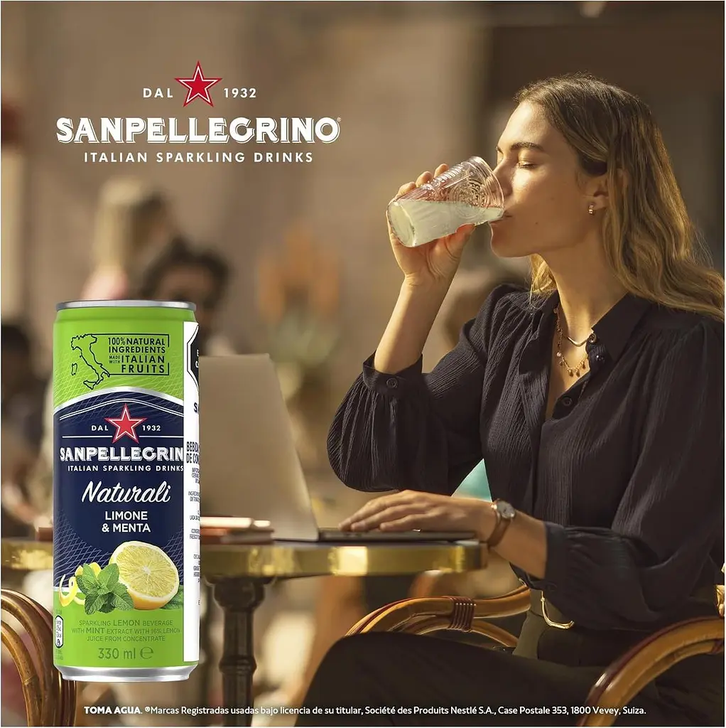 Газований напій Sanpellegrino Limone Menta 330 мл - фото 6