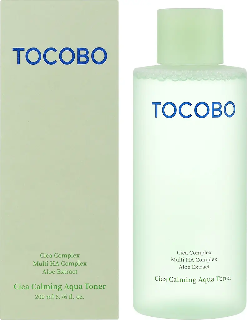 Заспокійливий тонер для обличчя з центелою Tocobo Cica Calming Aqua Toner 200 мл - фото 2