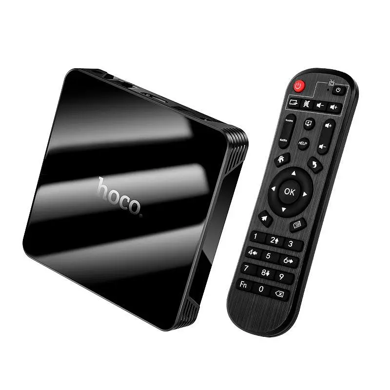 Приставка на Android - Hoco DQ10 Navio WiFi HD TV box DQ10 WiFi 2.4g + 5g 4K - 4 / 32 GB пам'яті