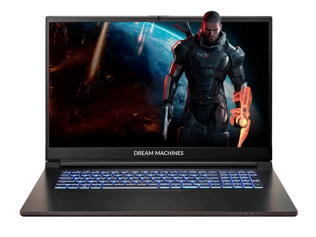 Ноутбук Dream Machines RG4050-17 17.3FHD IPS, Intel i7-14700HX, 32GB, F1TB, NVD4050-6, DOS, чорний (RG4050-17UA31) - фото 2
