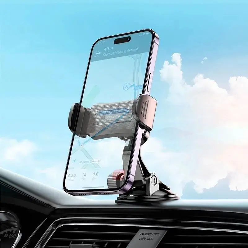 Автодержатель Borofone BH89 Enlighten clip (Conse console) черный - фото 5